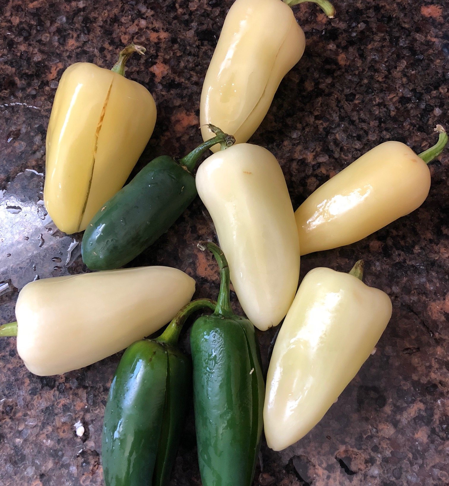 peppers cut to be stuffed 