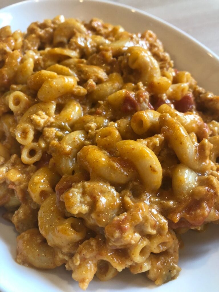 mexican mac n cheese with protein