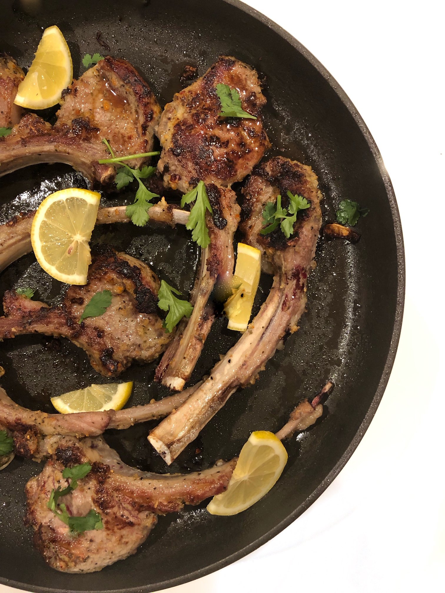 Pan Seared Lamb Chops