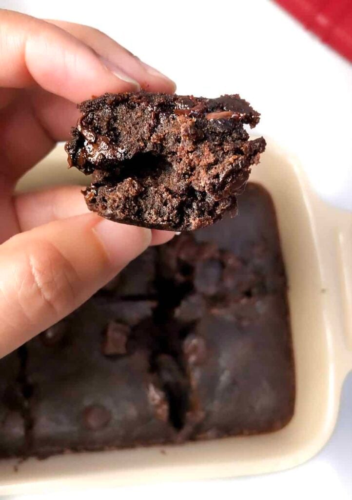 vegan gluten free easy black bean brownies