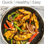 healthy indian chicken spices and masala with onions and bell peppers