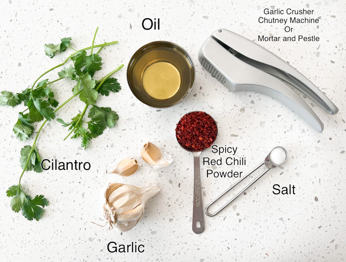 garlic chutney ingredients