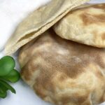 greek whole wheat oven baked pita pocket with essential ingredients tasty easy homemade gyro falafel hummus recipe