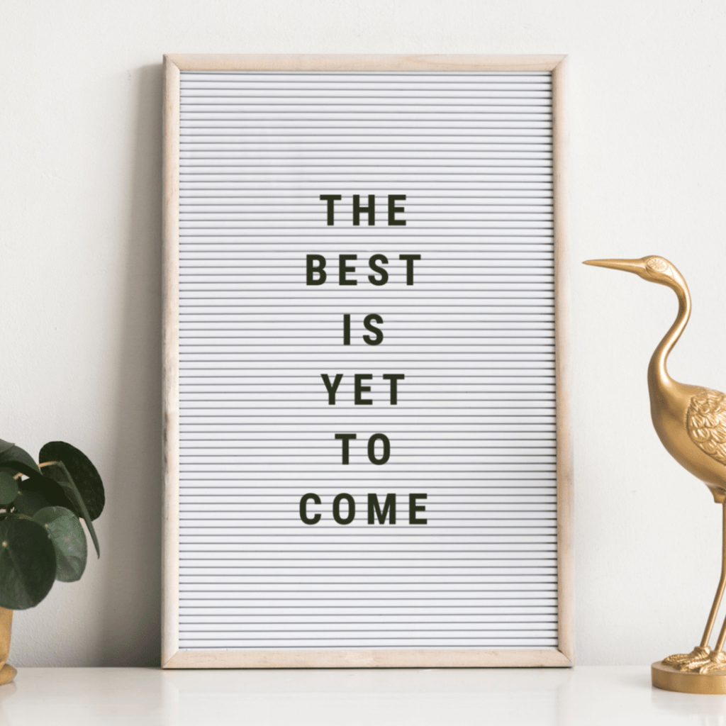 The Curry Mommy Newsletter Logo saying "the best is yet to come"